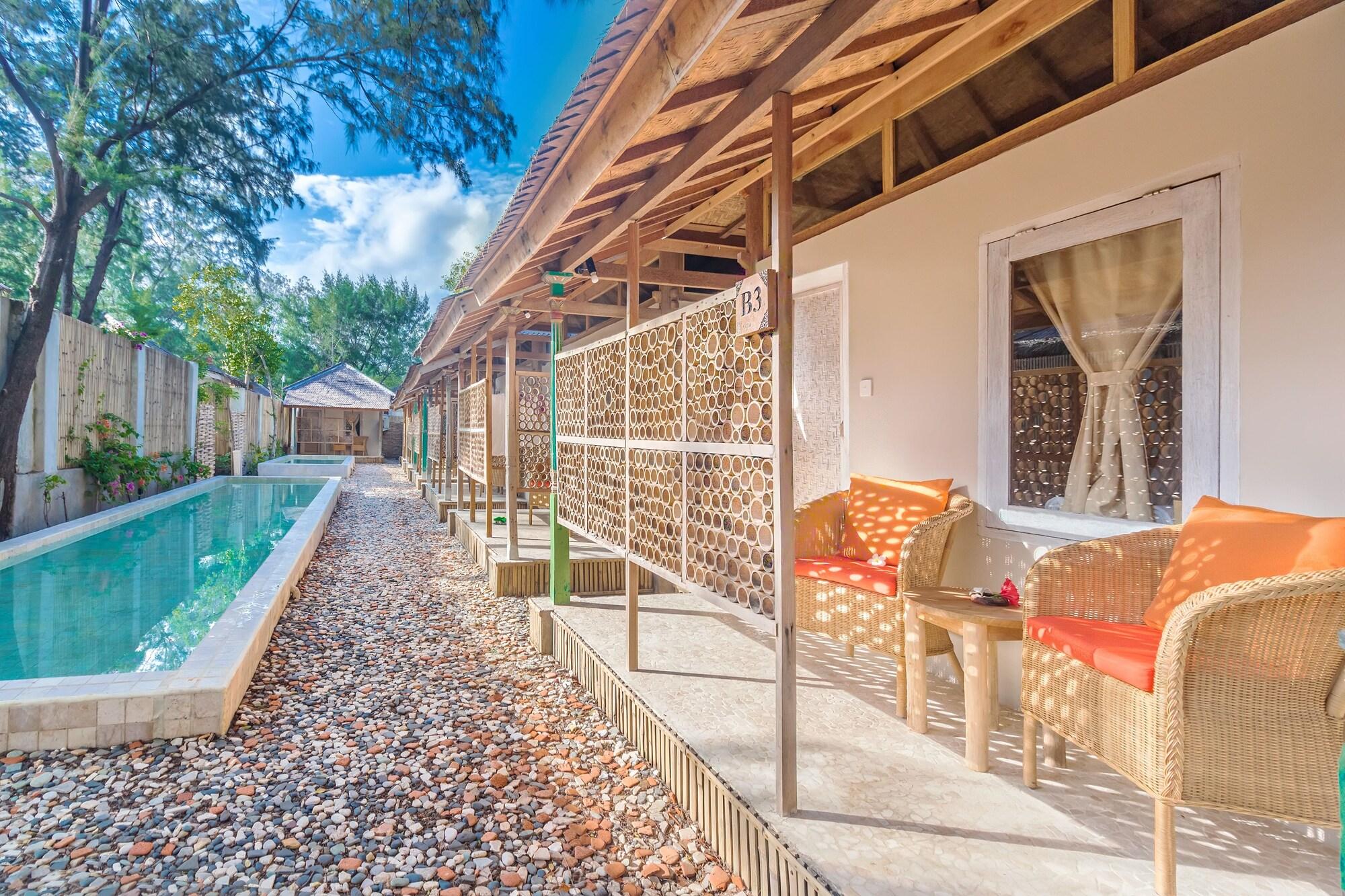 Avia Villa Resort Gili Meno Exterior foto